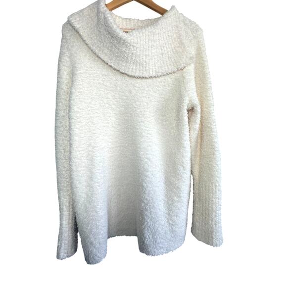 J. Jill Pure Jill Large Tall Extra Soft Sweater White Cozy Long Sleeve - Picture 1 of 5